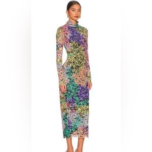 AFRM Laguna Dress in Patchwork
